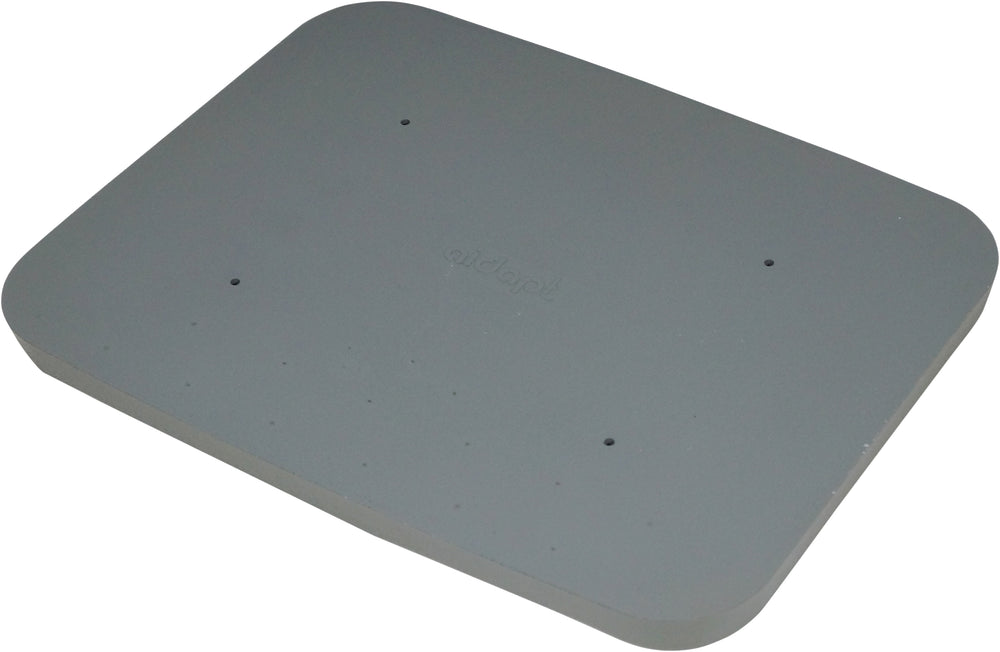 Aidapt Wall Mounted Solo compact height adjustable fold away padded shower seat with legs VB544