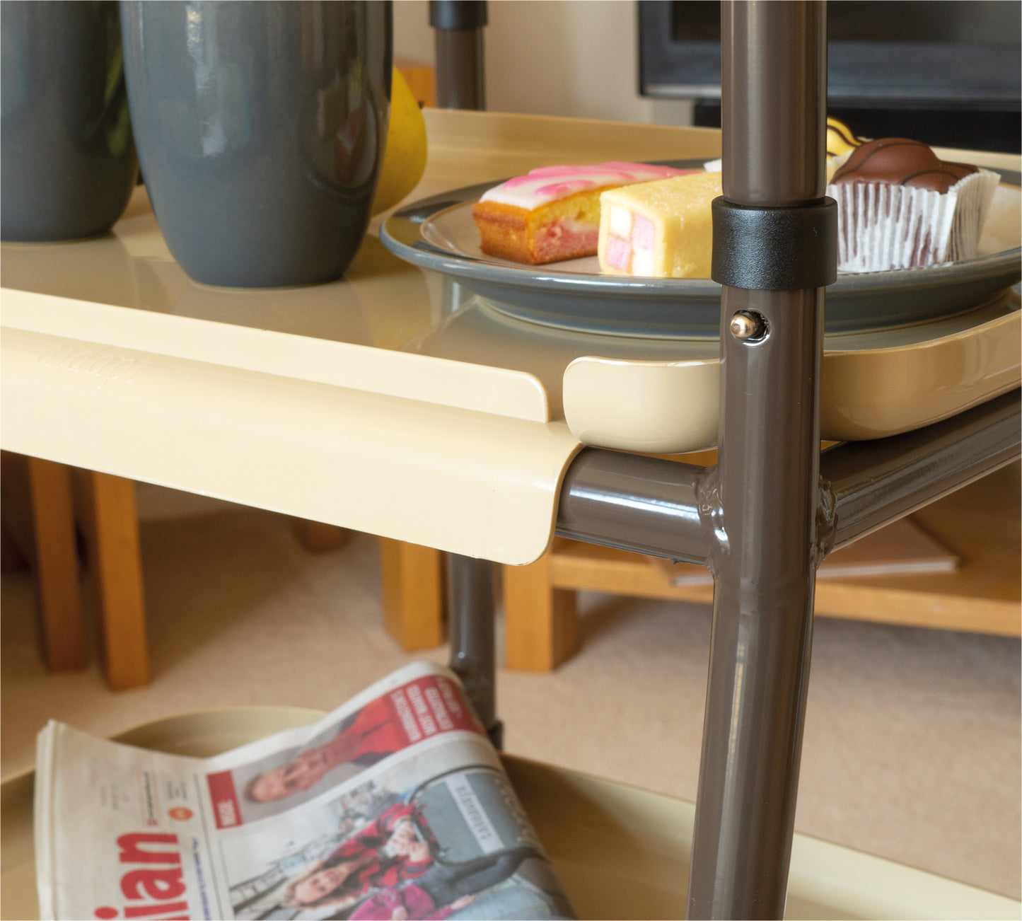 Aidapt Height Adjustable Kitchen Strolley Dining Trolley Walking Aid VG798