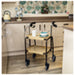 Aidapt Height Adjustable Kitchen Strolley Trolley With Brakes VG798WB