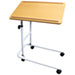 Aidapt Economy Heavy Duty Over bed Chair Table With or Without Castors Adjustable Tilt VG832B VG866B