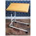 Aidapt Economy Heavy Duty Over bed Chair Table With or Without Castors Adjustable Tilt VG832B VG866B