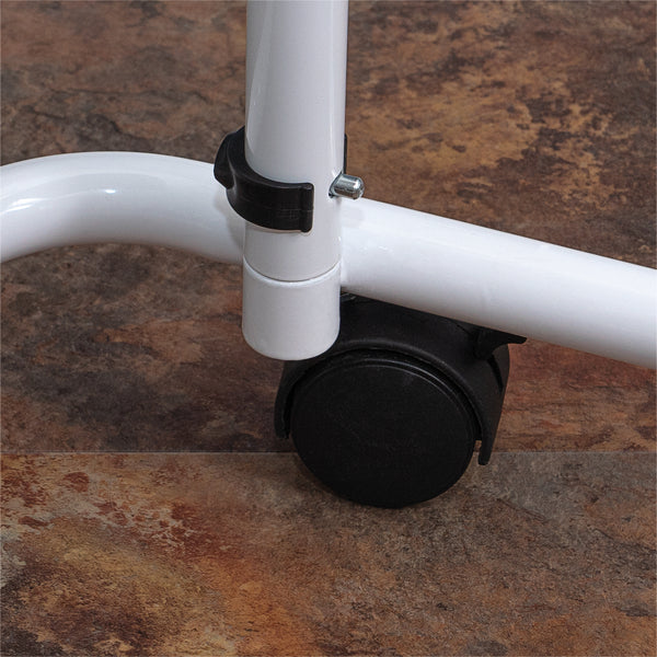 Aidapt Economy Heavy Duty Over bed Chair Table With or Without Castors Adjustable Tilt VG832B VG866B