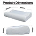 Aidapt Cooling Gel Comfort Memory Foam Contour Pillow with Removable Soft Air Knit Fabric VG887E