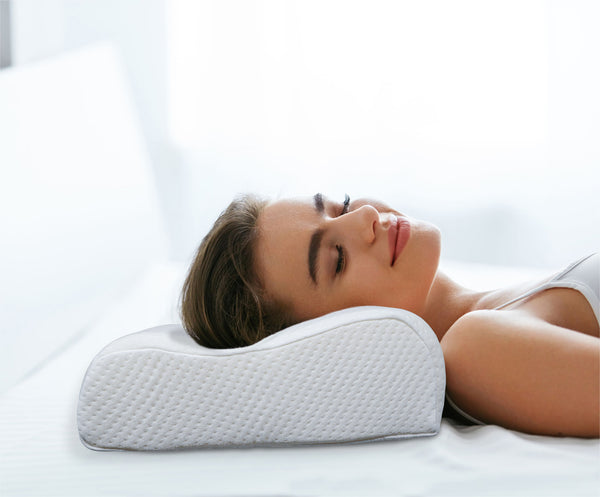 Aidapt Cooling Gel Comfort Memory Foam Contour Pillow with Removable Soft Air Knit Fabric VG887E