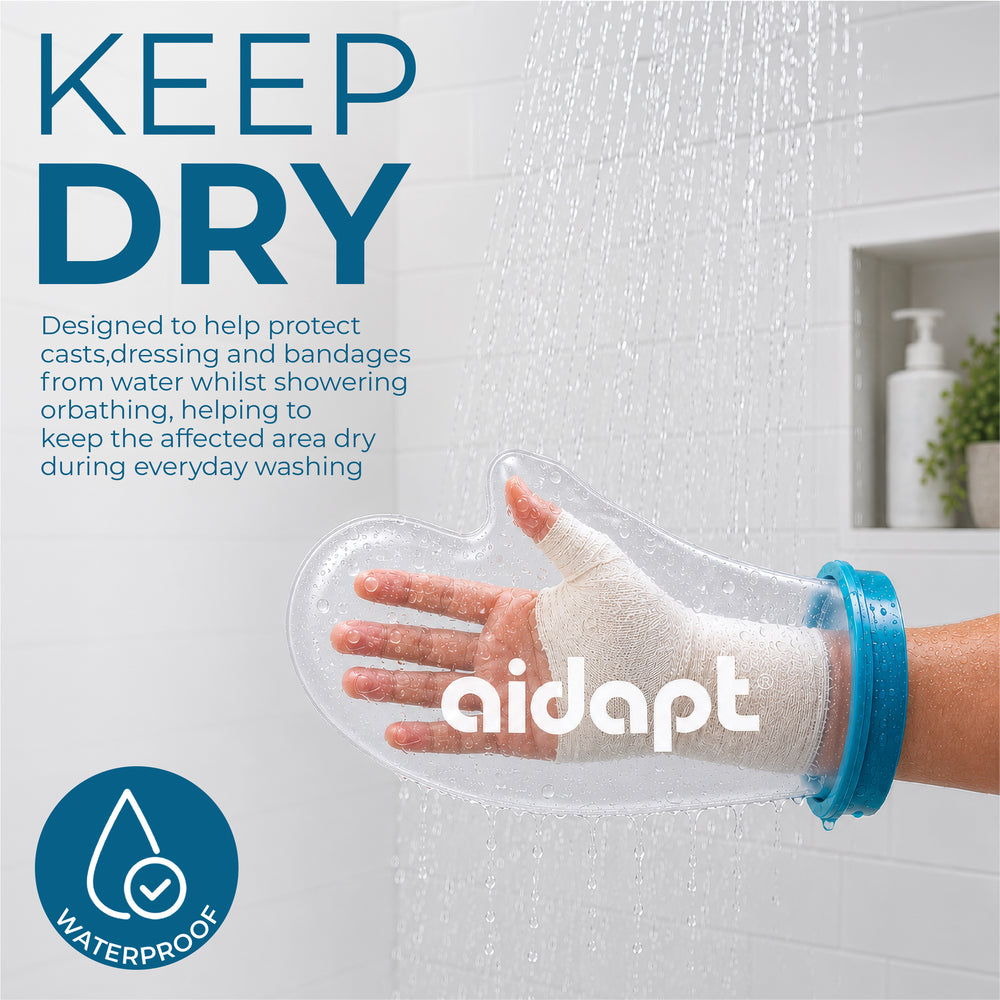 Aidapt Waterproof Cast and Bandage Protector for use whilst Showering/Bathing VM200