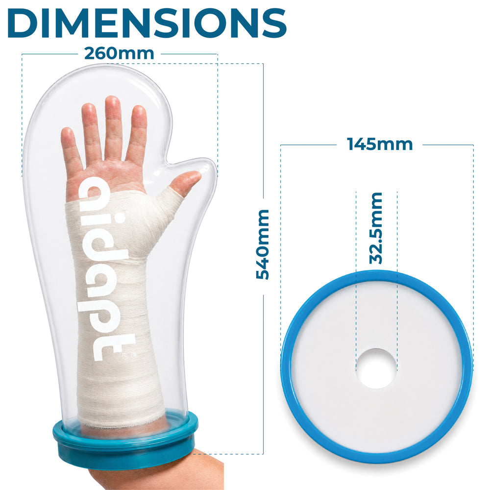 Aidapt Waterproof Cast and Bandage Protector for use whilst Showering/Bathing VM200