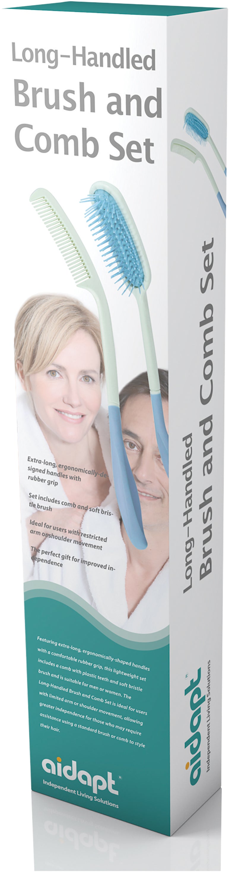 Aidapt Extra Long Reach Handle Brush and Comb Set Restricted Arm VM700
