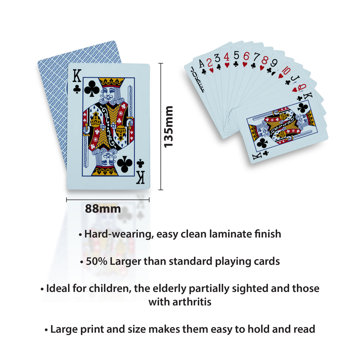 Cartes à jouer Jumbo Aidapt VM704