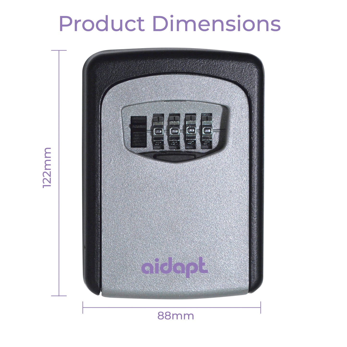 Aidapt Wall Mounted Weatherproof Key Safe VM844B