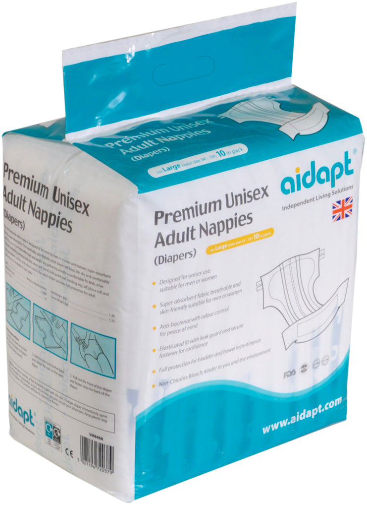Premium Unisex Adult Nappies (Diapers) VM846