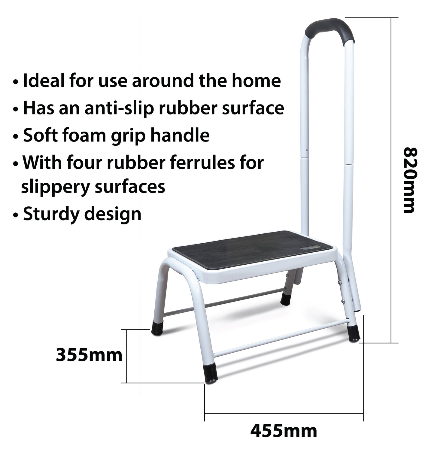 Aidapt Step Stool with Handrail VM862