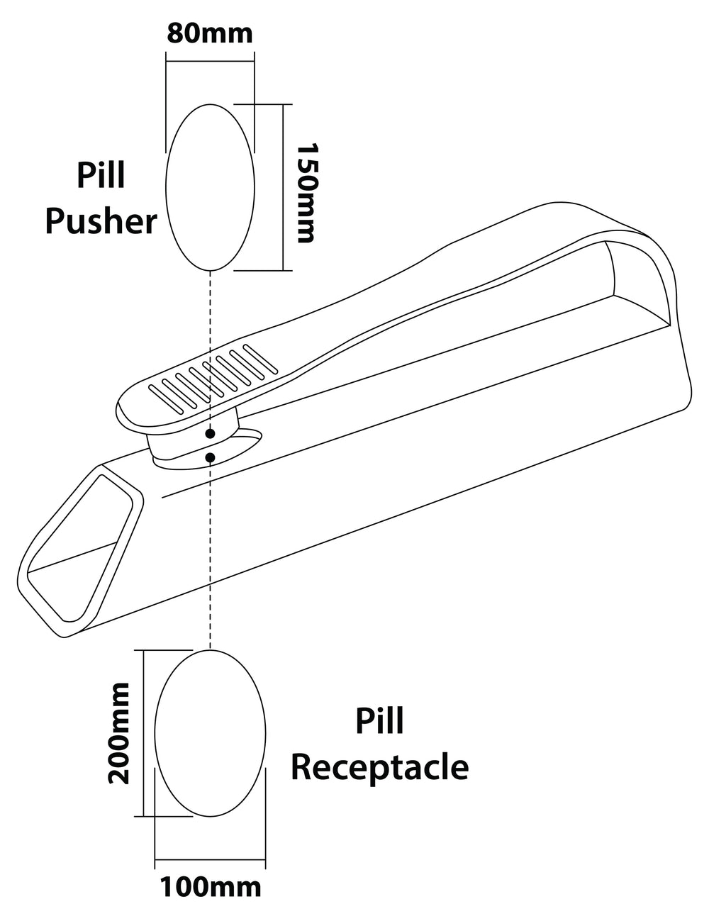 Perforateur de comprimés Aidapt VM926A