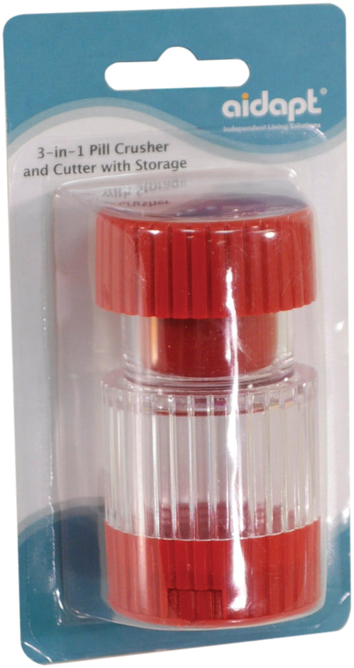 Aidapt 3-in-1 Pill Crusher and Cutter with Storage VM927AB