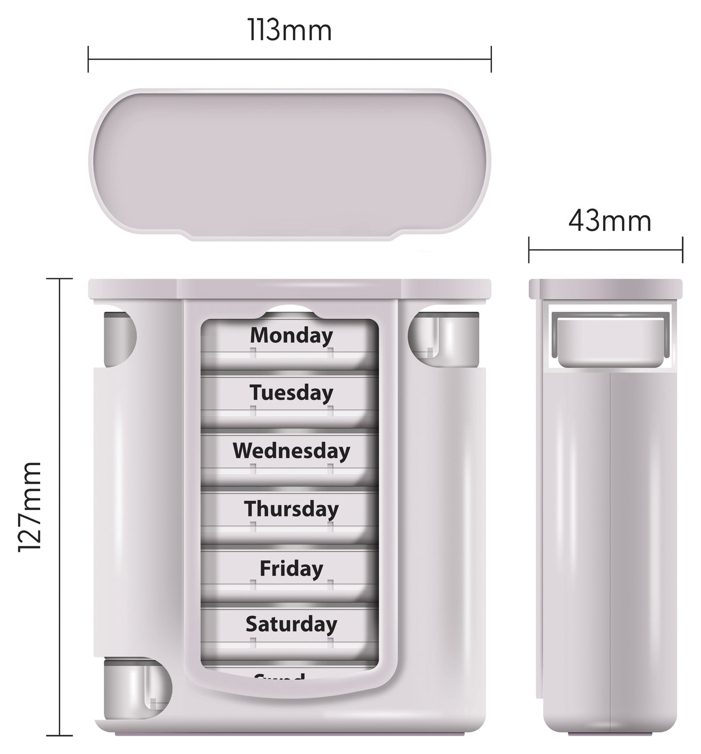 Weekday Pill Dispenser VM929A