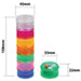 Aidapt Stackable Pill Medicine Dispensing Tower Colourful Rainbow Vibrant for visually Impaired VM930AA