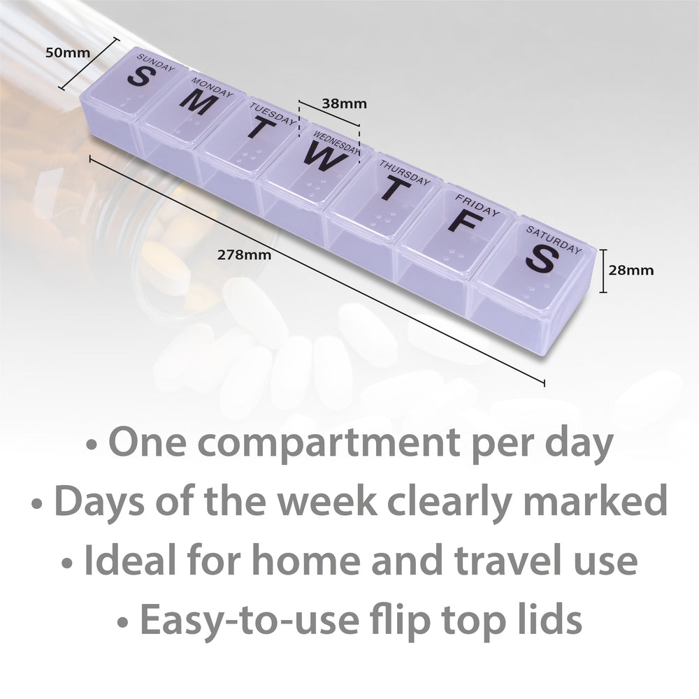 Aidapt Large Weekly Pill Dispenser VM930B