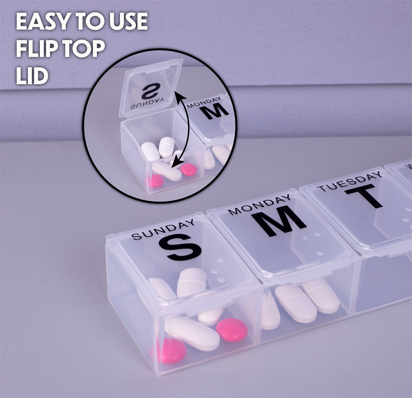 Aidapt Large Weekly Pill Dispenser VM930B