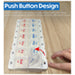 Aidapt Deluxe AM/PM Weekday Pill Dispenser with Push Button Release VM931AB