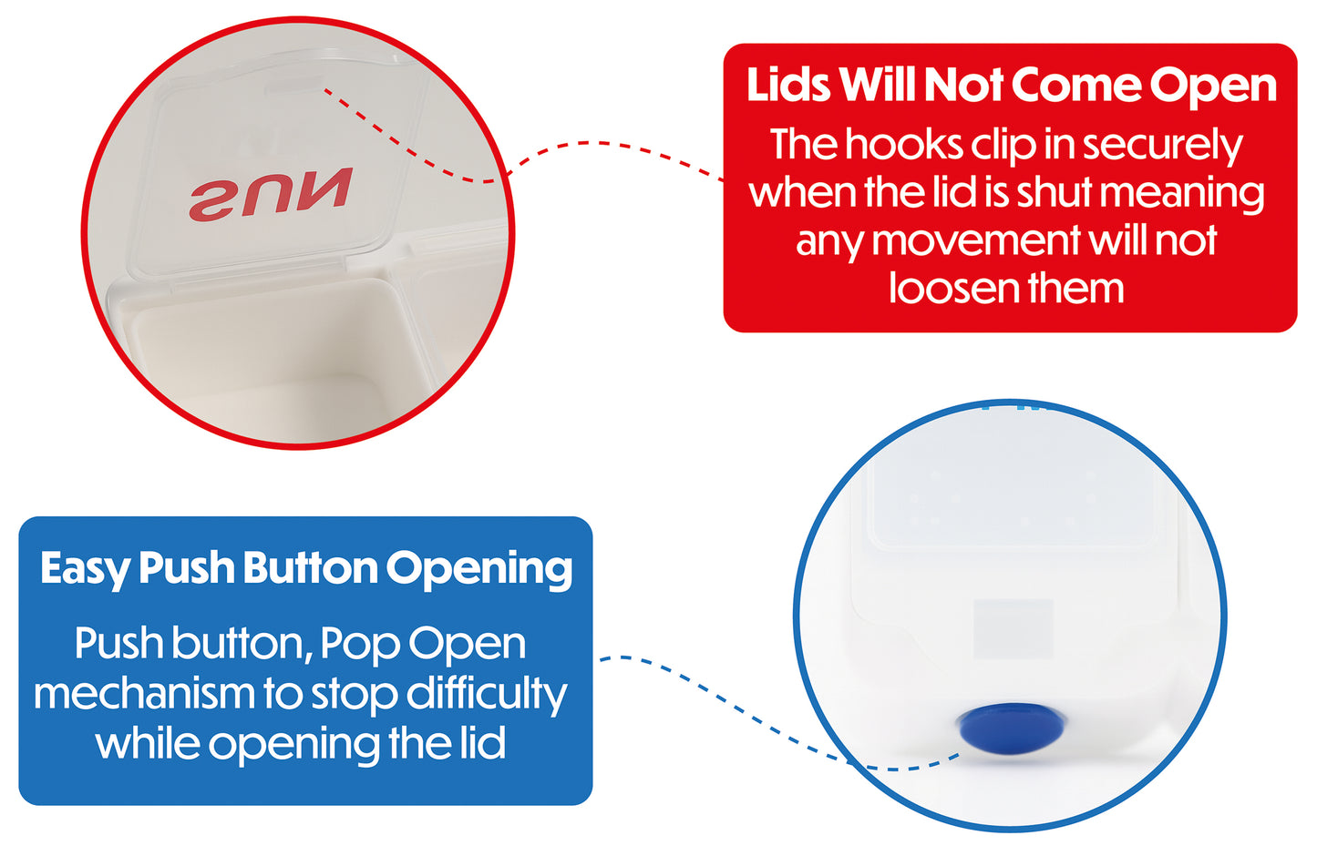 Aidapt Deluxe AM/PM Weekday Pill Dispenser with Push Button Release VM931AB