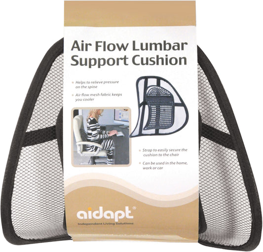Coussin de soutien lombaire Aidapt Air Flow Mesh Office pour le dos VM936BC