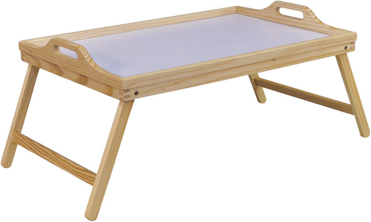 Plateau de lit pliant inclinable réglable en bois Aidapt pour petit-déjeuner et repas avec pieds VM938A