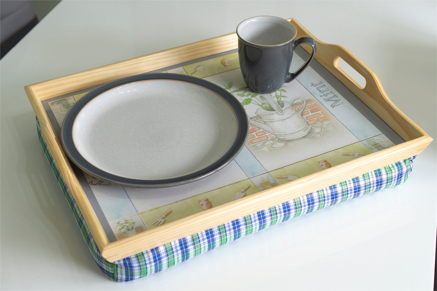 Aidapt Plateau de lit/fauteuil en bois pour petit-déjeuner avec coussin VM938