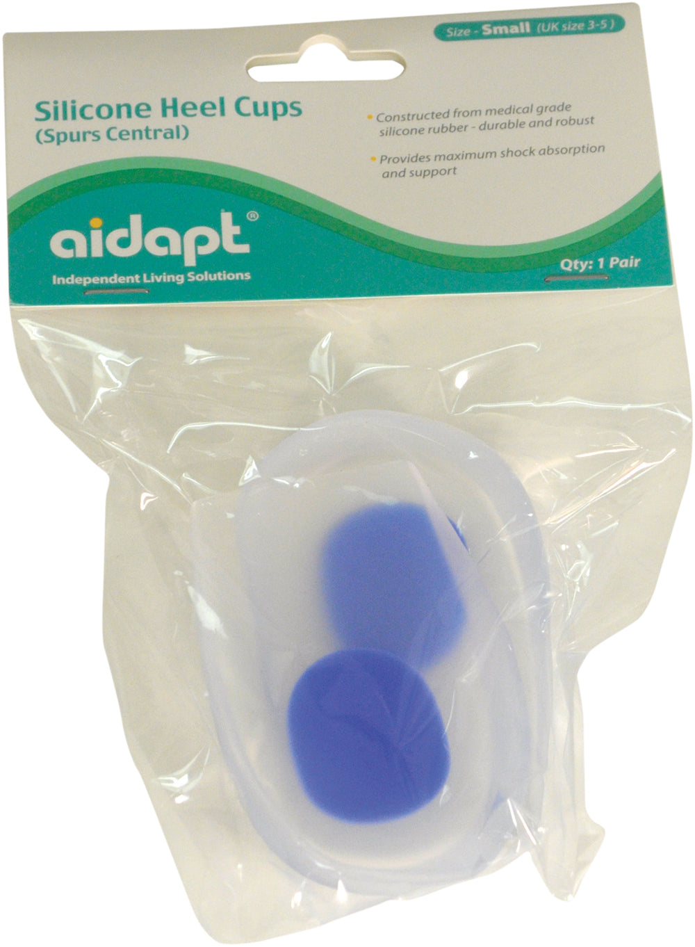 Aidapt Pair of Medical Grade Silicone Heel Cups (for Spurs Central) VM949AB