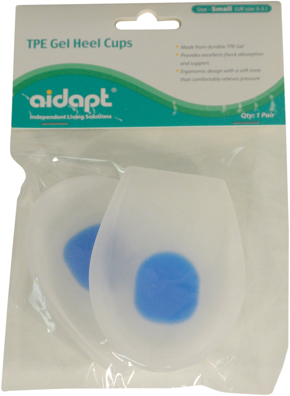 Aidapt TPE Gel Heel Cups (Pair)