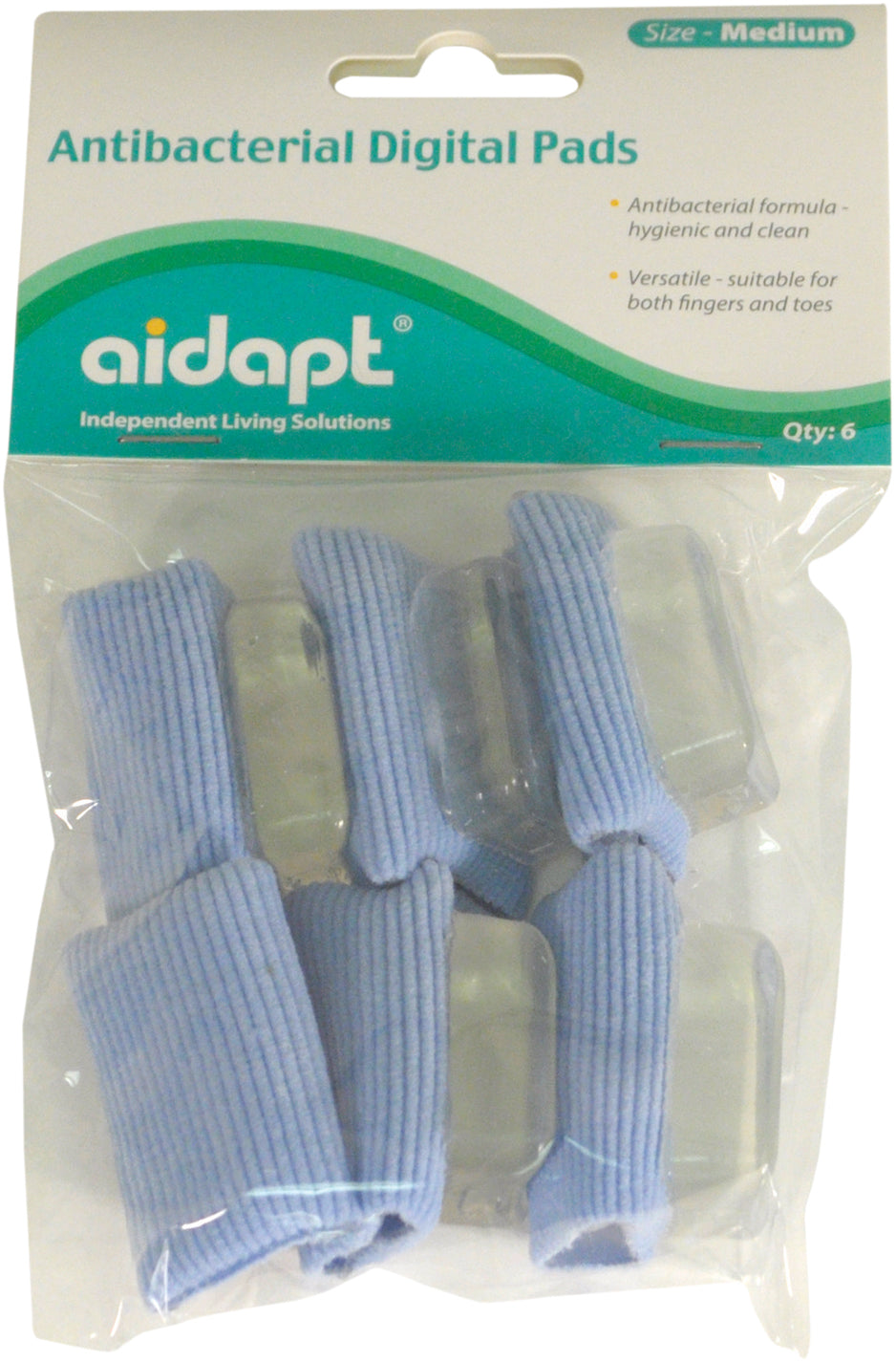 Aidapt Antibacterial Digital Pads (Pack of 6)