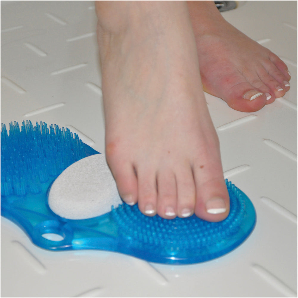 Aidapt Able 2 Foot Cleaner Scrub Exfoliate Suction Bath Shower Non Slip with Pumice PR45061 VM972