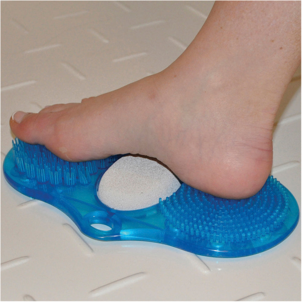 Aidapt Able 2 Foot Cleaner Scrub Exfoliate Suction Bath Shower Non Slip with Pumice PR45061 VM972