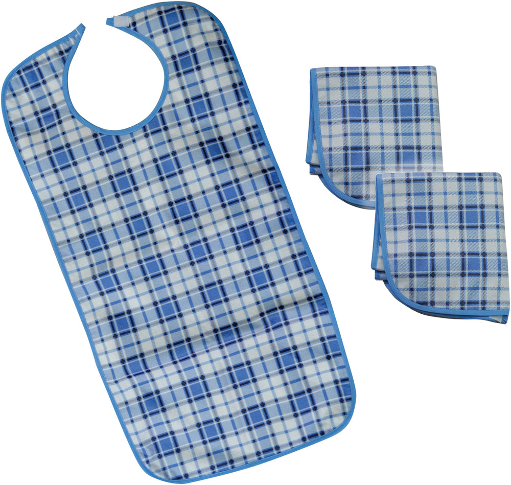 Aidapt Pack of 3 Adult Dining Bibs VM979P