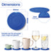 Aidapt Non Slip Silicone round Coaster VM989B
