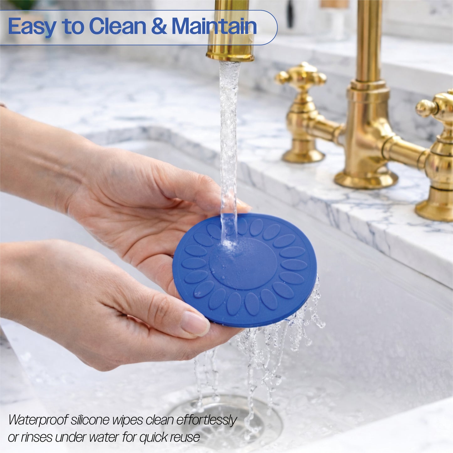 Aidapt Non Slip Silicone round Coaster VM989B