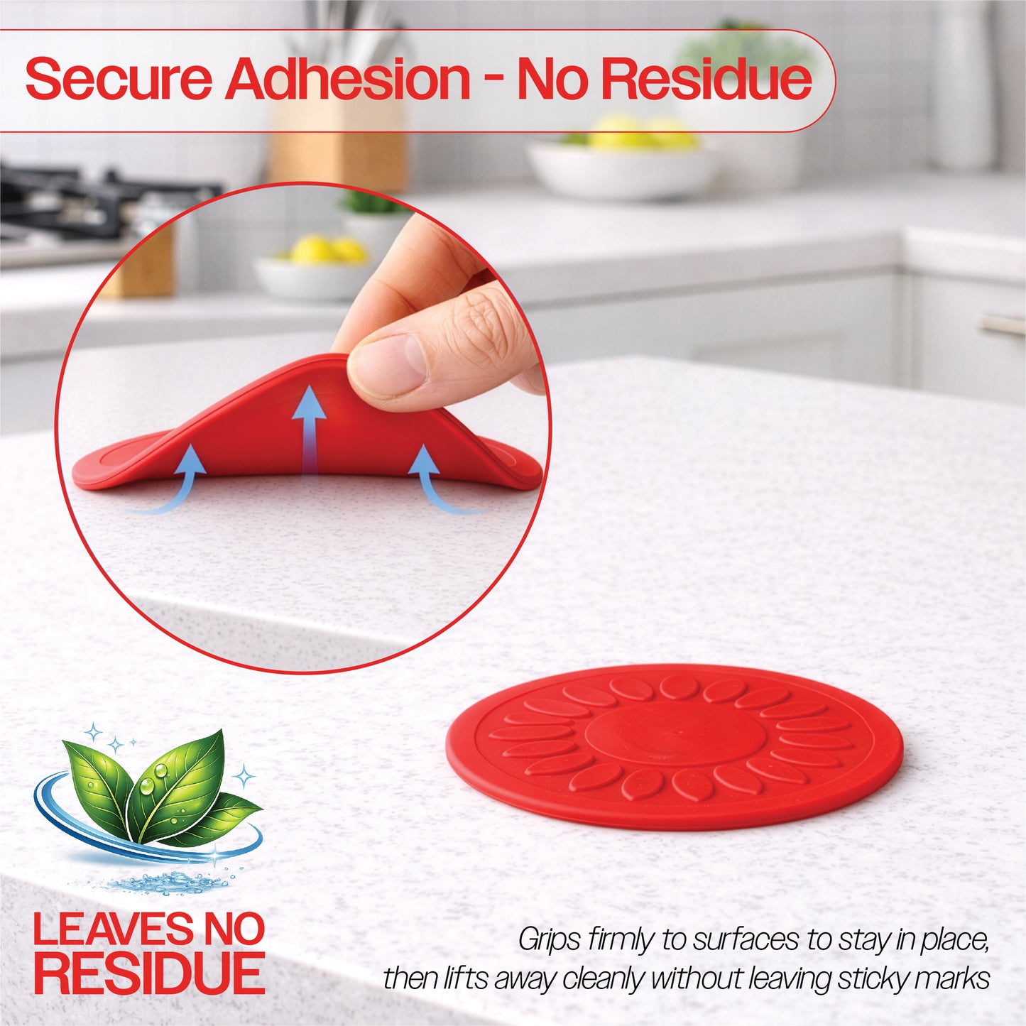 Aidapt Non Slip Silicone round Coaster VM989B