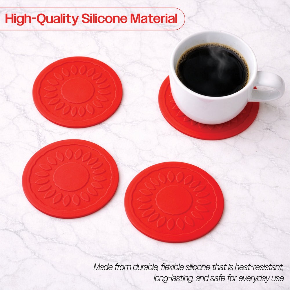 Aidapt Non Slip Silicone round Coaster VM989B