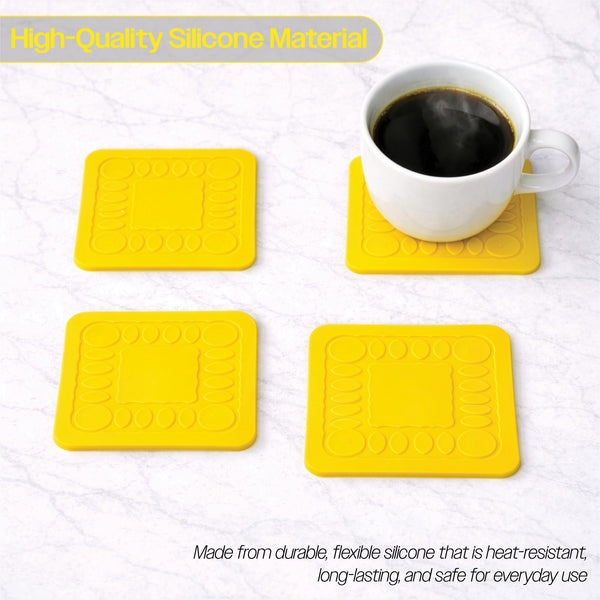 Aidapt Non Slip Silicone square Coasters