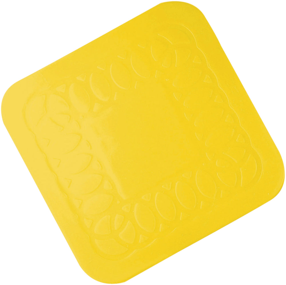 Aidapt Tenura Anti Slip Silicone Rubber Square Coaster (Pack of 4)