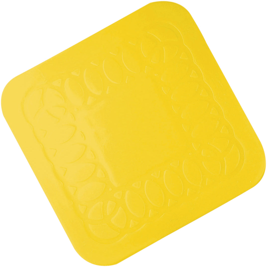 Aidapt Tenura Anti Slip Silicone Rubber Square Coaster (Pack of 4)