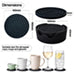 Aidapt Non-Slip Silicone Table Coasters VM990BLK