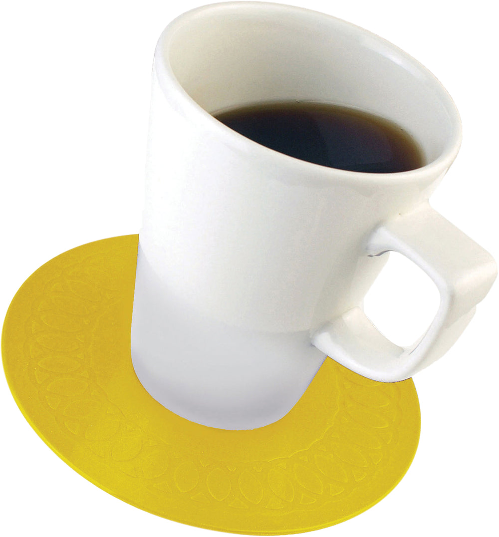 Aidapt Tenura Silicone Rubber Anti Slip Circular Mats/Coasters 14 cm