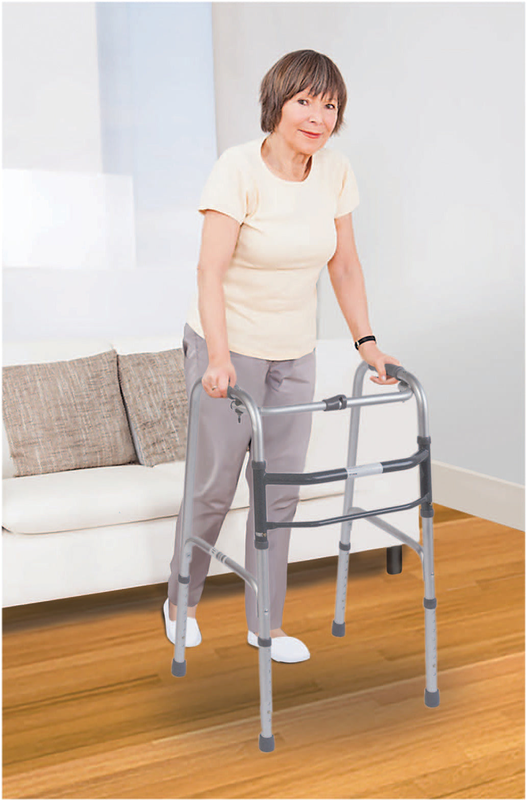 Cadre de marche pliant Aidapt VP129F