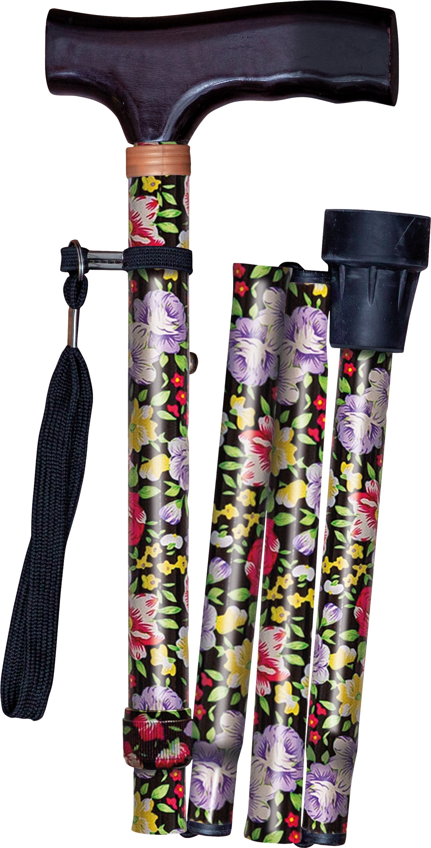 Aidapt Folding Walking Cane - Patterned