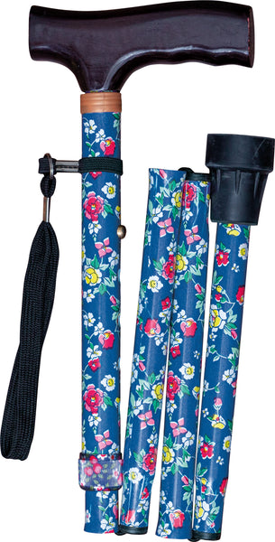 Aidapt Folding Walking Cane - Patterned