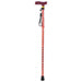 Aidapt Extendable Plastic Handled Walking Stick with Engraved Pattern