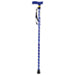 Aidapt Extendable Plastic Handled Walking Stick with Engraved Pattern
