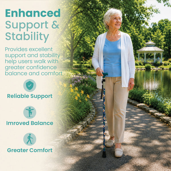Aidapt Deluxe Folding Walking Cane