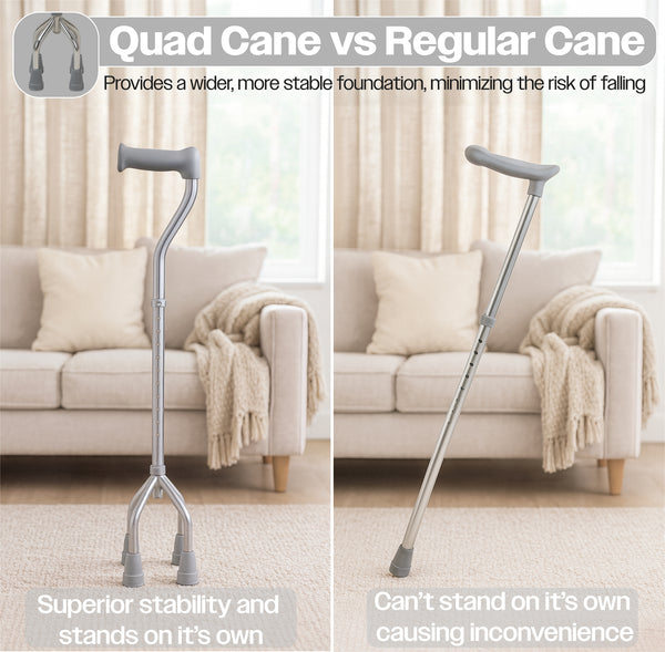 Aidapt Small Base Quad Cane VP159AA