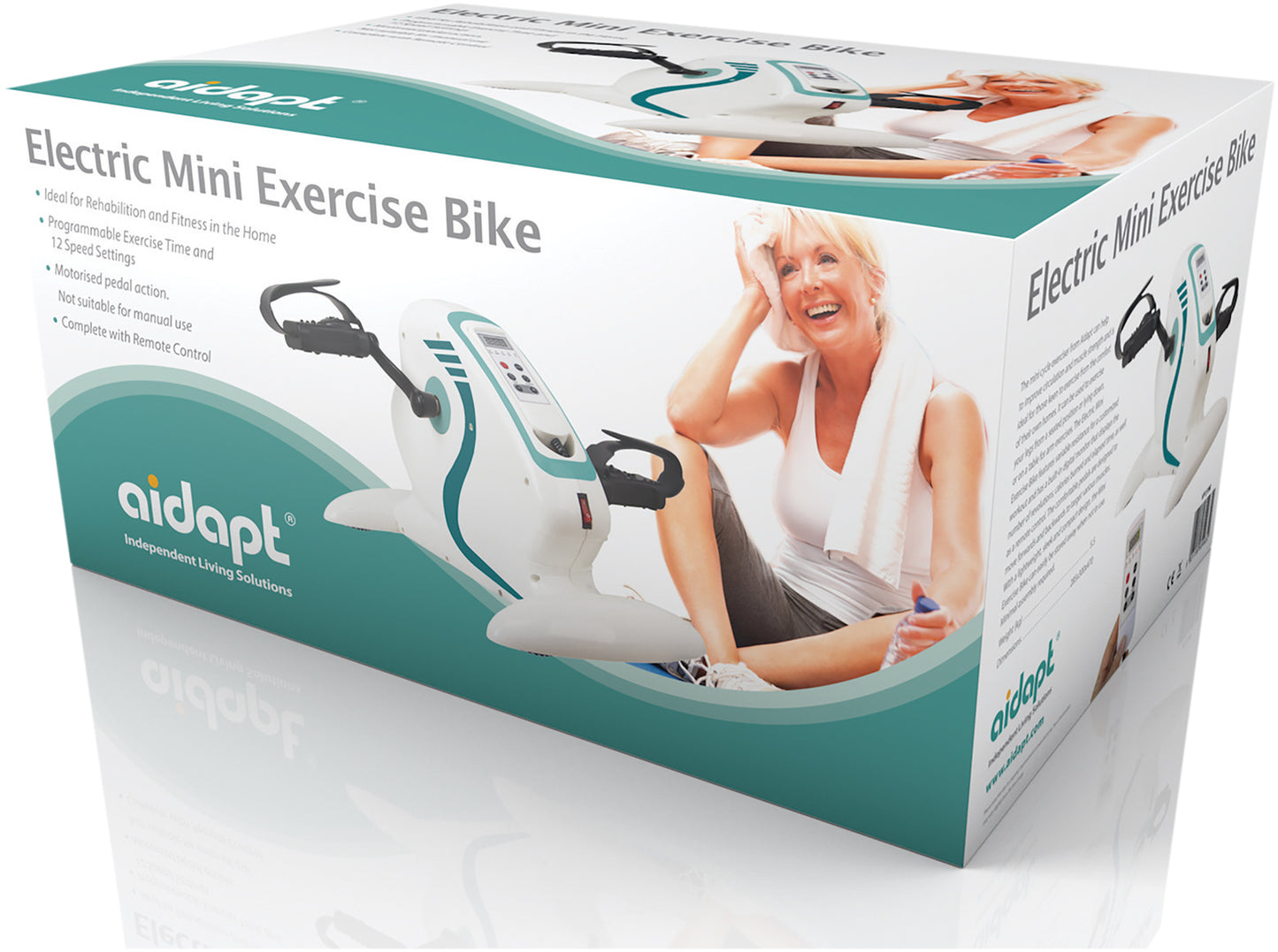 Aidapt Electric Powered Plug In Mini Cycle Pedal Legs Arms Exerciser Rehab Remote Desktop VP159R