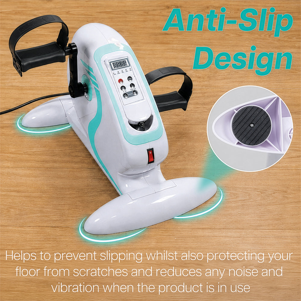 Aidapt Vélo Mini d'Exercice Électrique avec Pédales pour Bras et Jambes, Rééducation, Télécommande VP159R